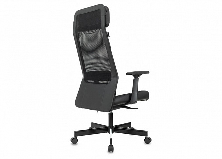 Фото Кресло компьютерное T-995/BLACK, синхромеханизм, экокожа 4