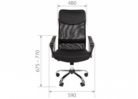 Фото Кресло офисное CHAIRMAN 610 топ-ган, сетка/ткань () 4