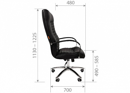 Фото Кресла руководителя CHAIRMAN 480 ECO NEW механизм anyfix, экокожа 5