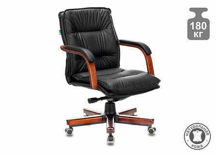 Фото Кресло Бюрократ T-9927WALNUT-LOW с низкой спинкой 1